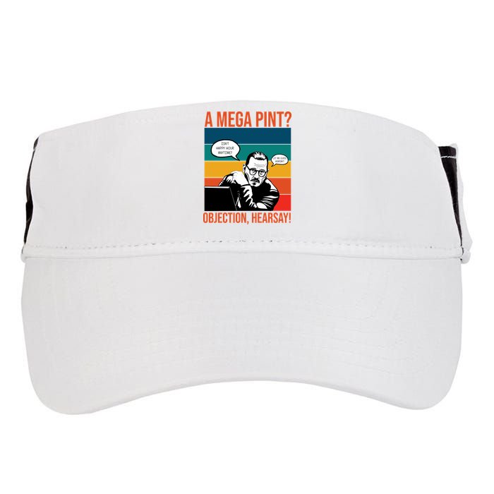 A Mega Pint Objection Hearsay Johnny Depp Retro Sunset Adult Drive Performance Visor