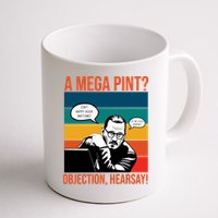 A Mega Pint Objection Hearsay Johnny Depp Retro Sunset Mug