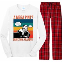 A Mega Pint Objection Hearsay Johnny Depp Retro Sunset Long Sleeve Pajama Set