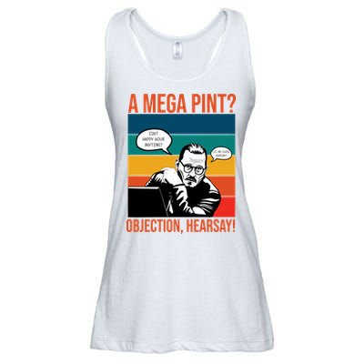 A Mega Pint Objection Hearsay Johnny Depp Retro Sunset Ladies Essential Flowy Tank