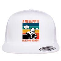 A Mega Pint Objection Hearsay Johnny Depp Retro Sunset Flat Bill Trucker Hat