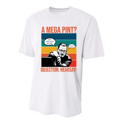 A Mega Pint Objection Hearsay Johnny Depp Retro Sunset Youth Performance Sprint T-Shirt