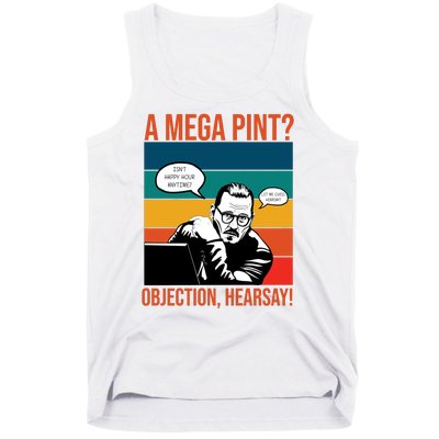 A Mega Pint Objection Hearsay Johnny Depp Retro Sunset Tank Top