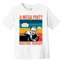A Mega Pint Objection Hearsay Johnny Depp Retro Sunset Toddler T-Shirt