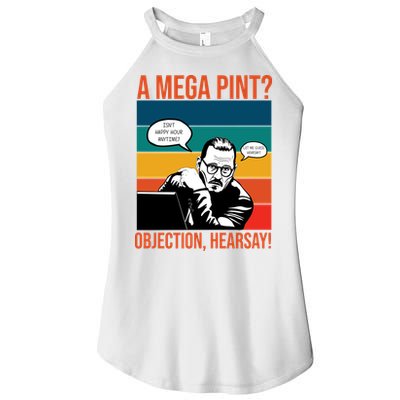 A Mega Pint Objection Hearsay Johnny Depp Retro Sunset Women's Perfect Tri Rocker Tank