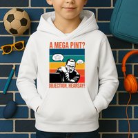 A Mega Pint Objection Hearsay Johnny Depp Retro Sunset Kids Hoodie