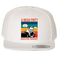 A Mega Pint Objection Hearsay Johnny Depp Retro Sunset Wool Snapback Cap
