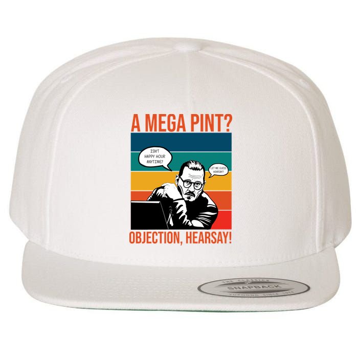 A Mega Pint Objection Hearsay Johnny Depp Retro Sunset Wool Snapback Cap
