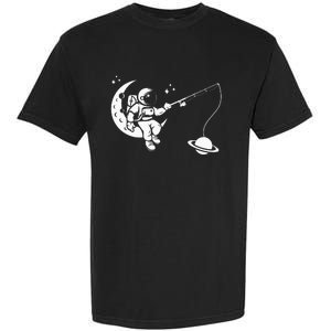 Astronaut Moon Planets Astronomy Space Ship Gift Garment-Dyed Heavyweight T-Shirt