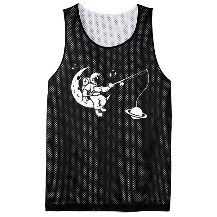 Astronaut Moon Planets Astronomy Space Ship Gift Mesh Reversible Basketball Jersey Tank