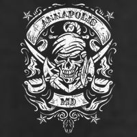 Annapolis Maryland Pirate Skull and Crossed Swords Beanie