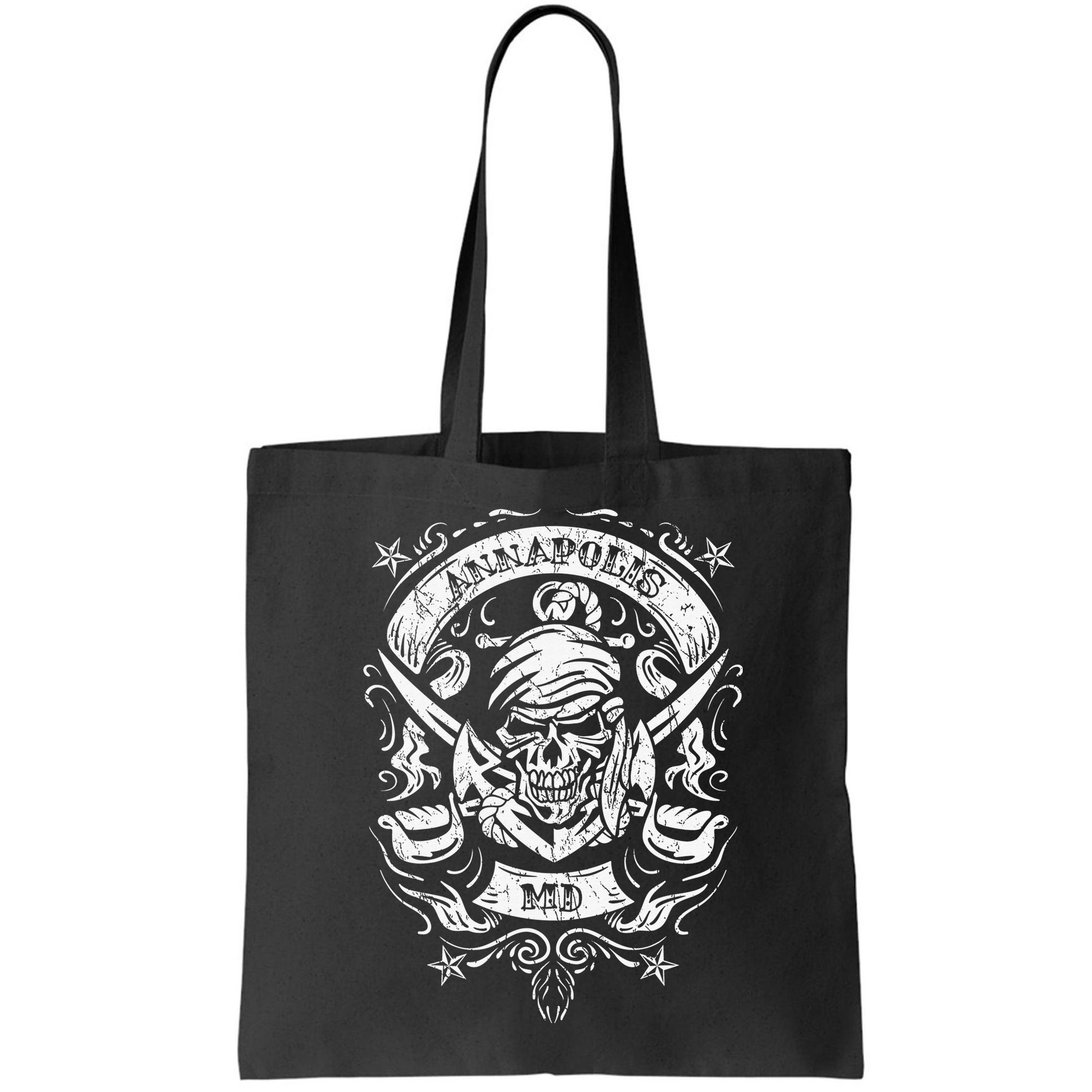 Annapolis Maryland Pirate Skull and Crossed Swords Bag