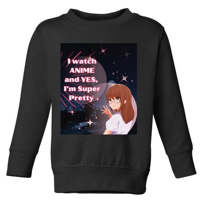 Anime & Manga Pretty Watch Anime Pink Toddler Sweatshirt