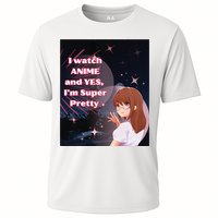 Anime & Manga Pretty Watch Anime Pink Cooling Performance Crew T-Shirt