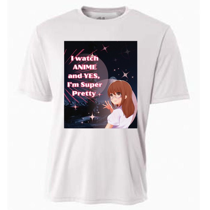 Anime & Manga Pretty Watch Anime Pink Cooling Performance Crew T-Shirt