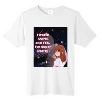 Anime & Manga Pretty Watch Anime Pink Tall Fusion ChromaSoft Performance T-Shirt