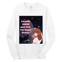 Anime & Manga Pretty Watch Anime Pink Tall Long Sleeve T-Shirt