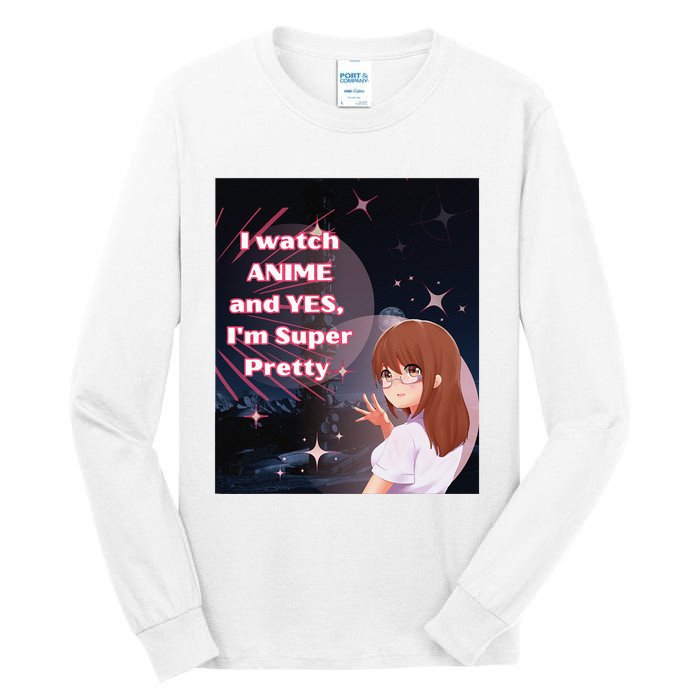 Anime & Manga Pretty Watch Anime Pink Tall Long Sleeve T-Shirt