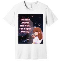 Anime & Manga Pretty Watch Anime Pink Premium T-Shirt