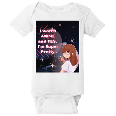 Anime & Manga Pretty Watch Anime Pink Baby Bodysuit