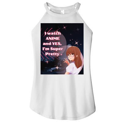 Anime & Manga Pretty Watch Anime Pink Women's Perfect Tri Rocker Tank