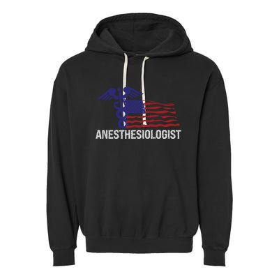 Anesthesiologist Medical Practioner Health Care Gift Garment-Dyed Fleece Hoodie