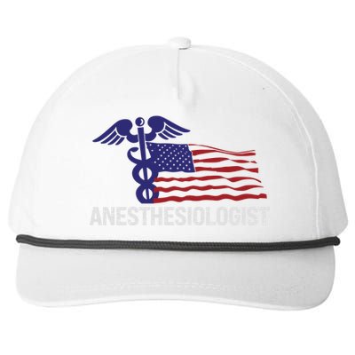 Anesthesiologist Medical Practioner Health Care Gift Snapback Five-Panel Rope Hat