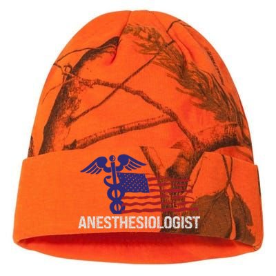 Anesthesiologist Medical Practioner Health Care Gift Kati Licensed 12" Camo Beanie