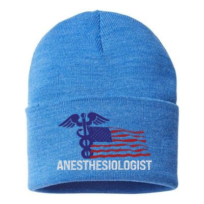 Anesthesiologist Medical Practioner Health Care Gift Sustainable Knit Beanie