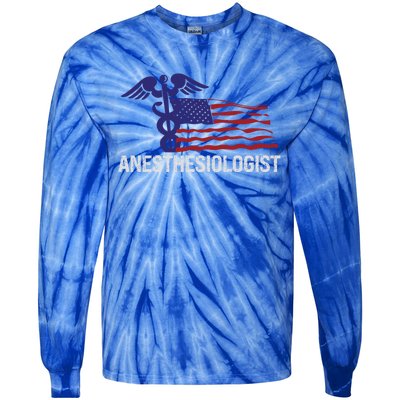 Anesthesiologist Medical Practioner Health Care Gift Tie-Dye Long Sleeve Shirt