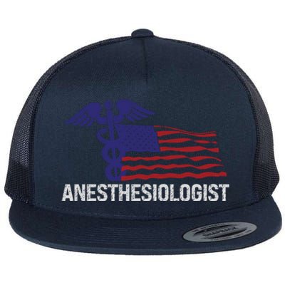 Anesthesiologist Medical Practioner Health Care Gift Flat Bill Trucker Hat