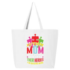 Autism Mom Proud Mama Puzzle April Blue Autism Awareness Gift 25L Jumbo Tote