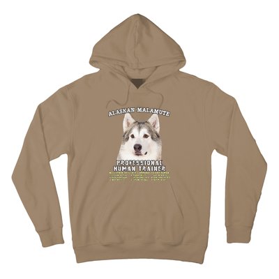 Alaskan Malamute Professional Human Trainer Cute Dog Hoodie