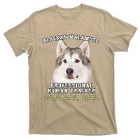 Alaskan Malamute Professional Human Trainer Cute Dog T-Shirt