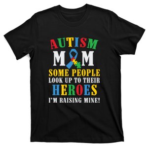 Autism Mom Puzzle Ribbon Son Mother's Day Autism Awareness T-Shirt