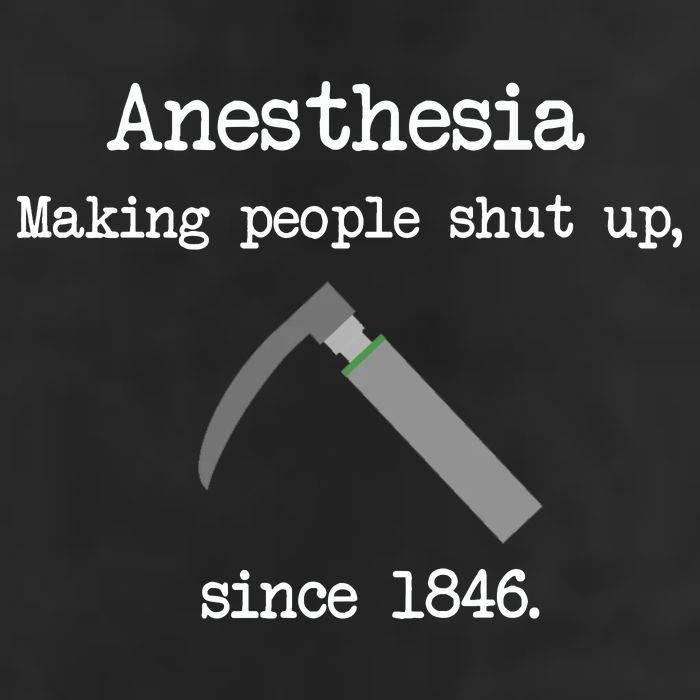 Anesthesia Making People Shut Up Since 1846 Golf Towel