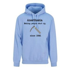 Anesthesia Making People Shut Up Since 1846 Unisex Surf Hoodie