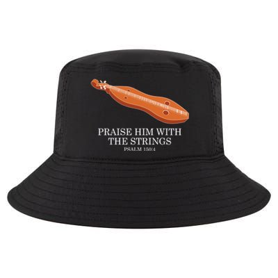 Appalachian Music Praise Him With The Strings Dulcimer Cool Comfort Performance Bucket Hat