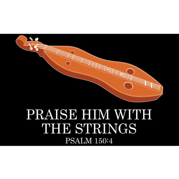 Appalachian Music Praise Him With The Strings Dulcimer Bumper Sticker