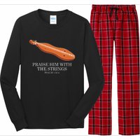 Appalachian Music Praise Him With The Strings Dulcimer Long Sleeve Pajama Set