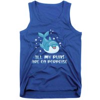 All My Puns Are On Porpoise Dolphin Mammal Animals Marine Meaningful Gift Tank Top