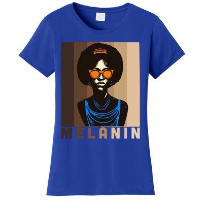 Afro Melanin Queen Cute Gift African American 'S Black Pride Gift Women's T-Shirt