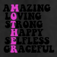 Amazing Mother Quote Cute Gift 7 Panel Mesh Trucker Snapback Hat