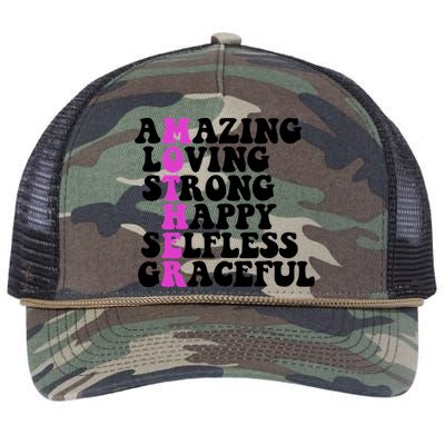 Amazing Mother Quote Cute Gift Retro Rope Trucker Hat Cap