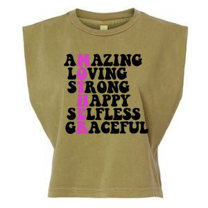 Amazing Mother Quote Cute Gift Garment-Dyed Women's Muscle Tee