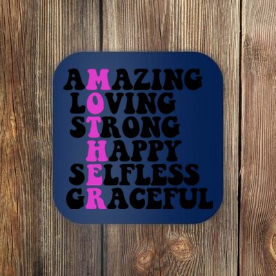 Amazing Mother Quote Cute Gift Coaster