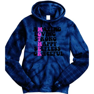 Amazing Mother Quote Cute Gift Tie Dye Hoodie