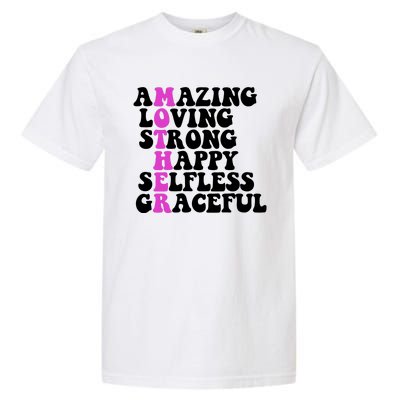 Amazing Mother Quote Cute Gift Garment-Dyed Heavyweight T-Shirt