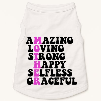 Amazing Mother Quote Cute Gift Doggie Tank