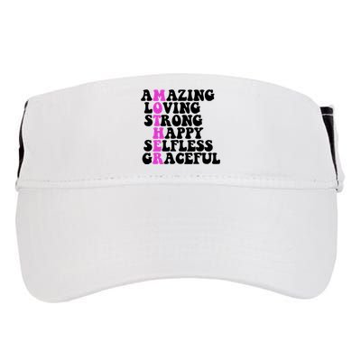 Amazing Mother Quote Cute Gift Adult Drive Performance Visor